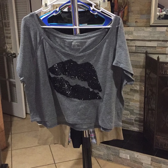 Express Tops - Express  Lips top good condition